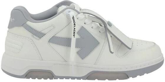Off White Pijl Leren Sneakers Vetersluiting - Foto 3