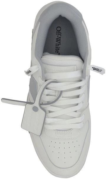 Off White Pijl Leren Sneakers Vetersluiting - Foto 2