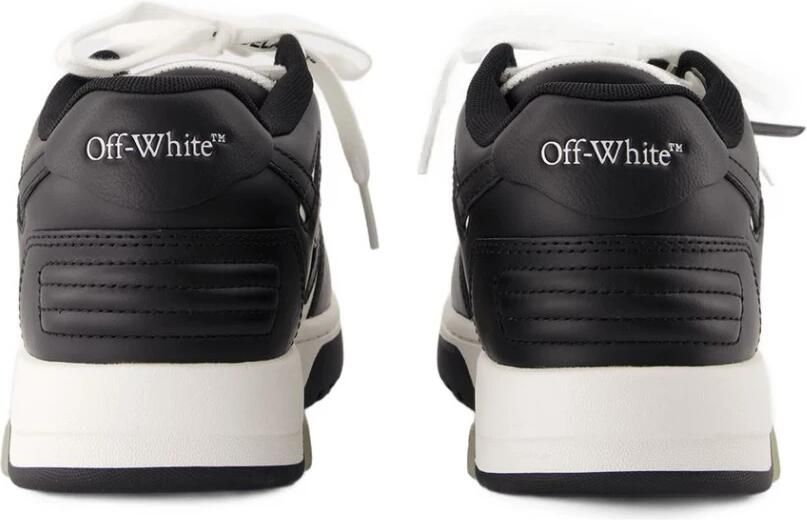 Off-White Low-Top Sneakers Out Of Office Calf Leather White Black in wit