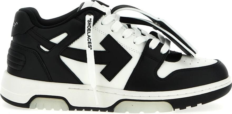 Off-White Low-Top Sneakers Out Of Office Calf Leather White Black in wit - Foto 4