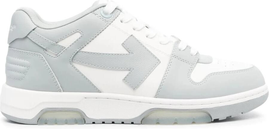 Off White Sneakers met geëmbosseerd pijllogo - Foto 5