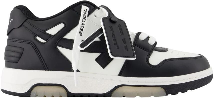 Off White Witte Leren Sneakers met Handtekeningpijlen White Heren