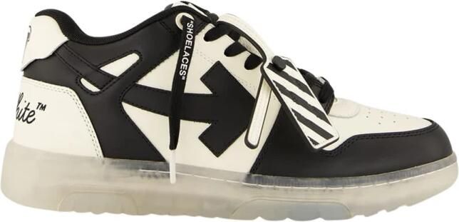 Off White Out Of Office Varsity Leren Sneakers