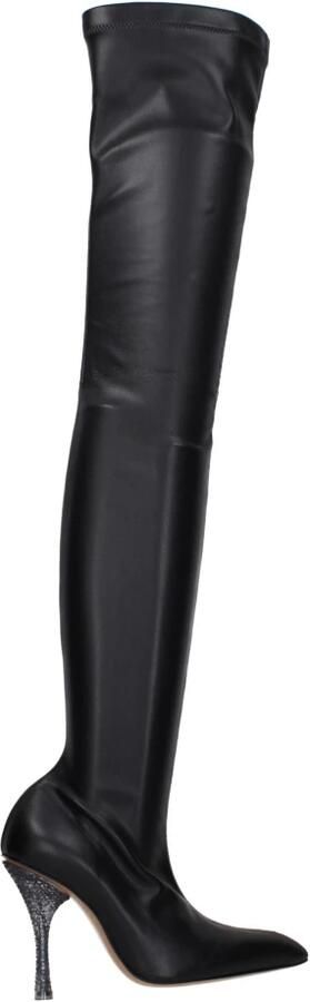 Off White Hoge laarzen Crystal Cuissard Black Dames - Foto 2