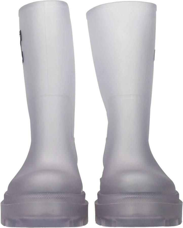 Off White Transparante PVC Enkellaarsjes - Foto 4