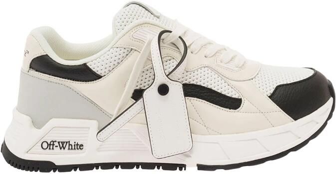 Off White Zwarte en witte hardloopschoenen White Heren - Foto 4