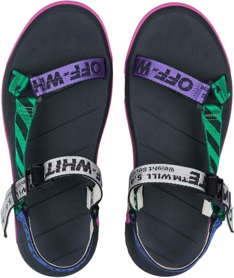 Off White Zwarte herensandalen stijlvol en comfortabel - Foto 2
