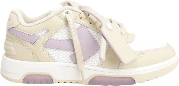Off White Slim Out Of Office Logo Sneakers