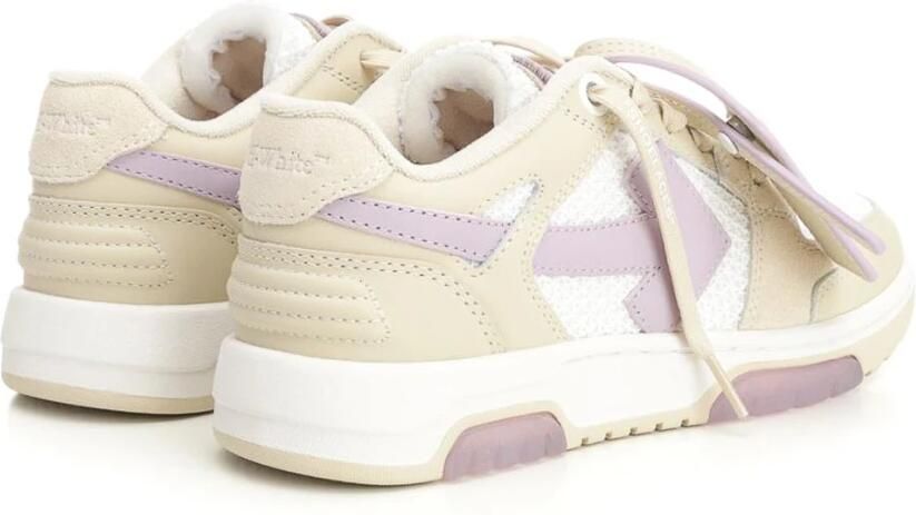 Off White Slim Out Of Office Logo Sneakers - Foto 6
