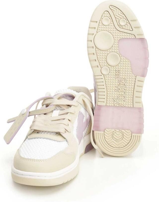 Off White Slim Out Of Office Logo Sneakers - Foto 4