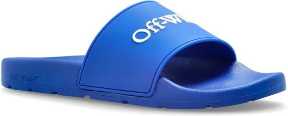 Off White Slippers met logo