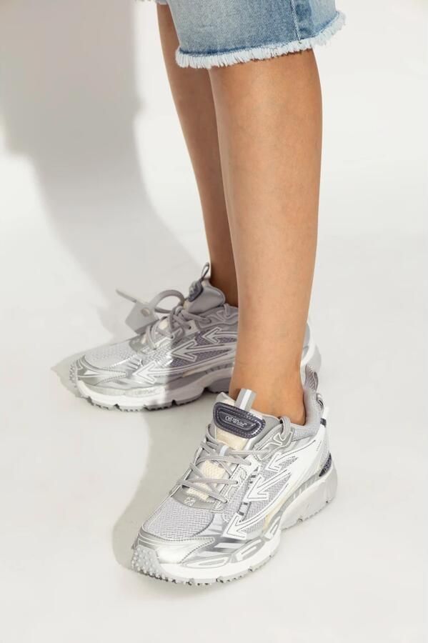 Off White Sneakers Ow Be Right Gray Dames - Foto 2