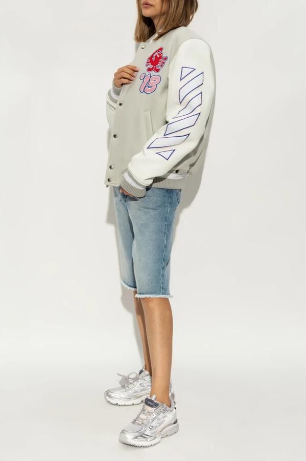 Off White Sneakers Ow Be Right Gray Dames - Foto 3