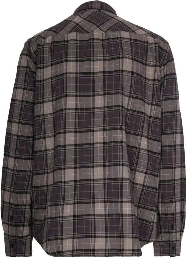 Off White Spray Book Check Flan Regular Shirt