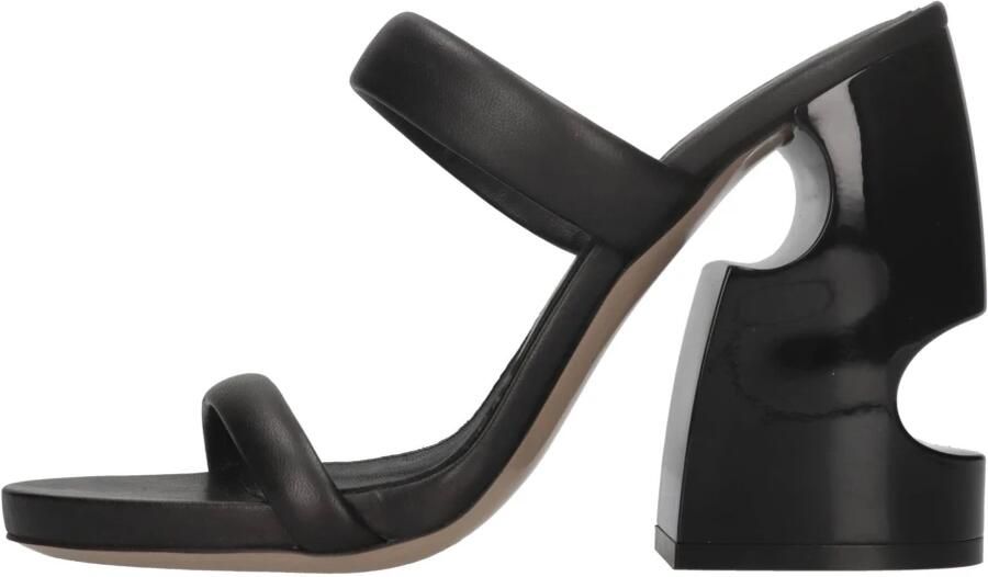 Off White Zwarte Sandalen met Meteor Motief Black Dames - Foto 2