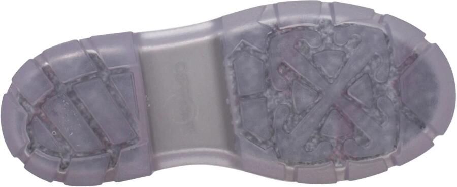 Off White Transparante PVC Enkel Laarzen