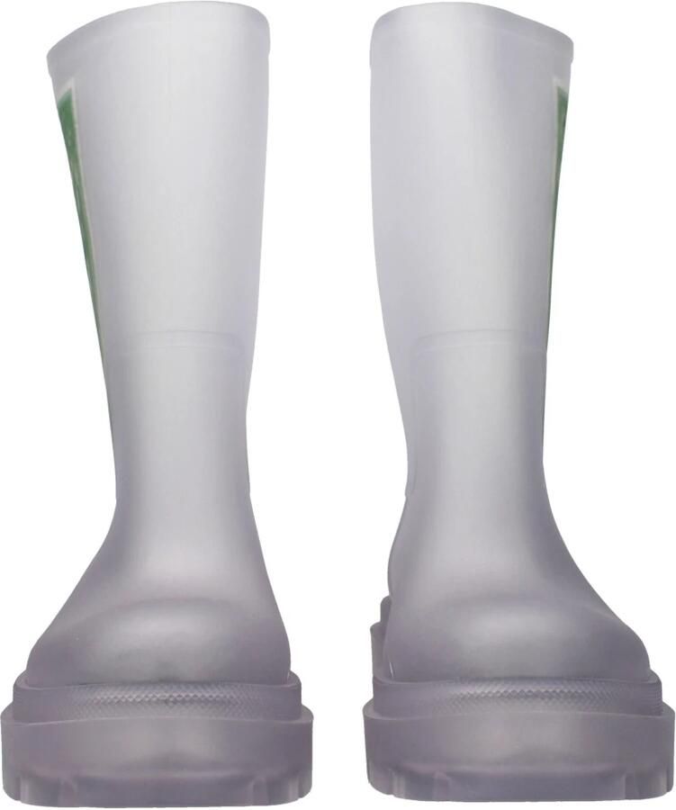 Off White Transparante PVC Enkellaarsjes