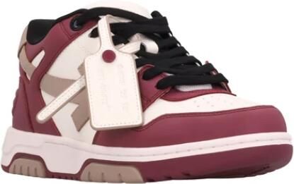 Off White Tricolor Sneakers voor Out of Office - Foto 4