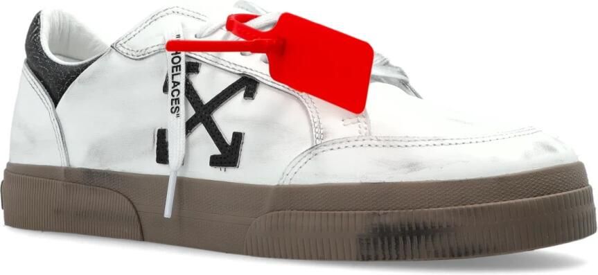 Off White Vulcanized Lage Sneakers - Foto 7