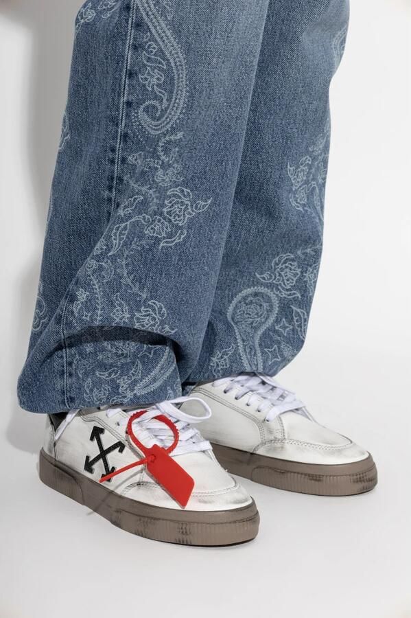 Off White Vulc Low Worn Out Sneakers - Foto 3