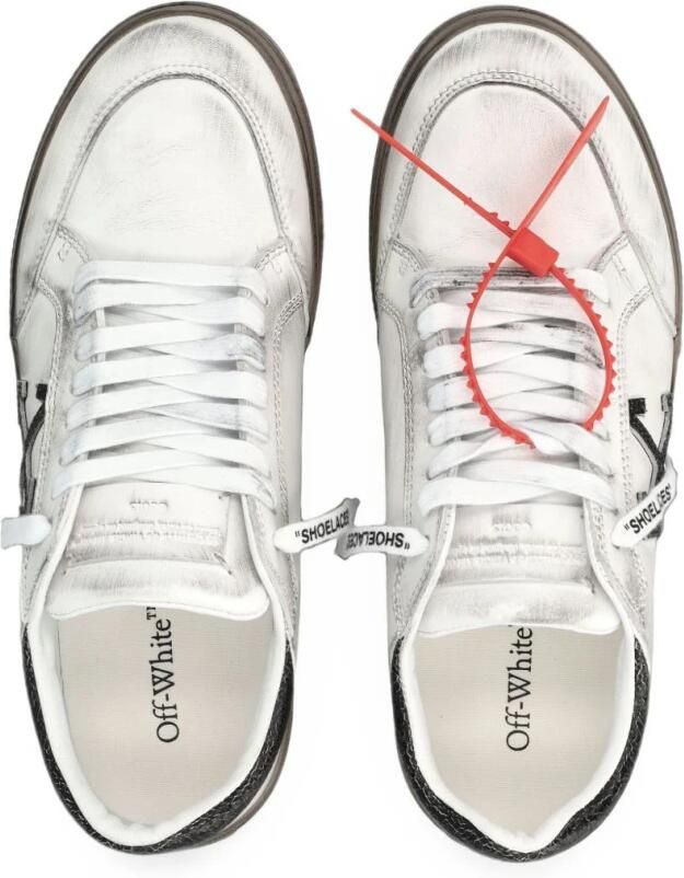 Off White Vulcanized Lage Sneakers - Foto 5