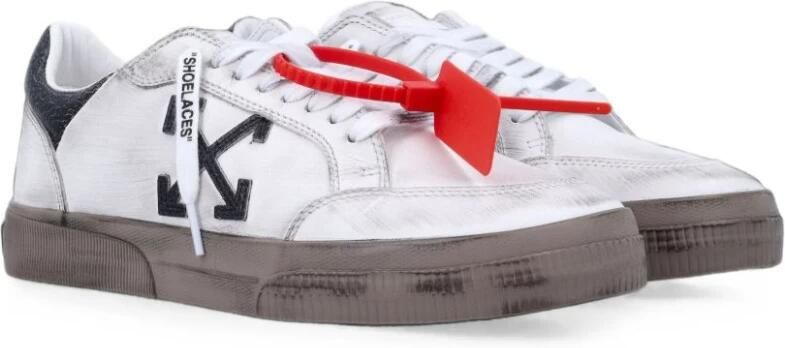 Off White Vulcanized Lage Sneakers - Foto 8