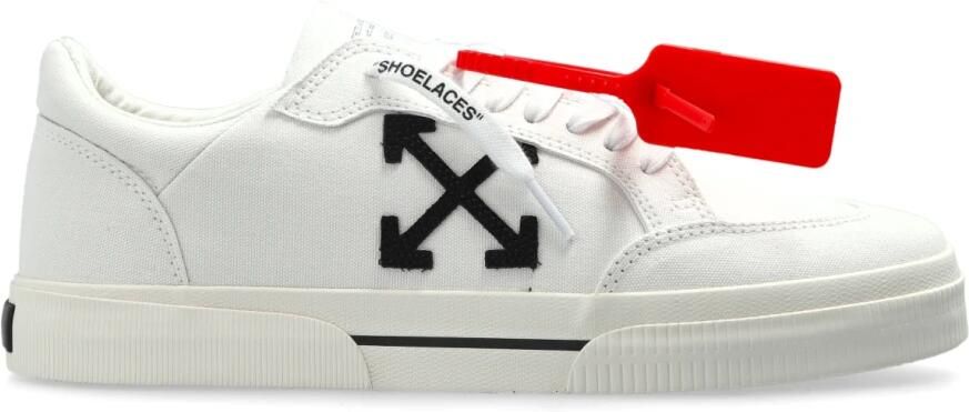 Off White Vulcanized Low Sneakers