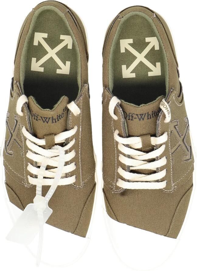 Off White Vulcanized Sneakers