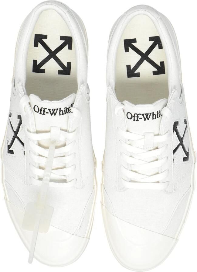 Off White Pijllogo Veters Canvas Sneakers - Foto 2