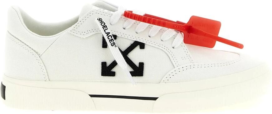 Off White Vulcanized Low Sneakers