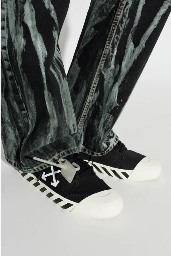 Off White Vulcanized Undercut Sneakers - Foto 3