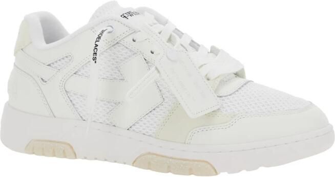 Off White Witte lage sneakers met pijl motief