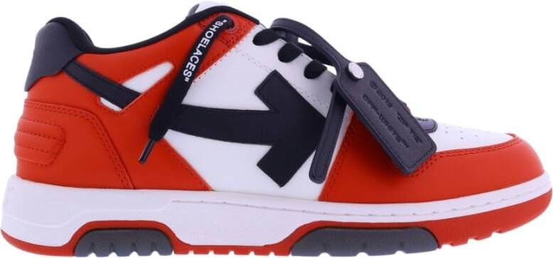 Off White Heren Out Of Office Calf Leather Red Heren