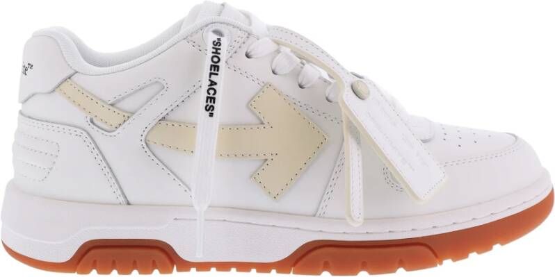 Off-White Sneakers Out Of Office Calf Leather in crème