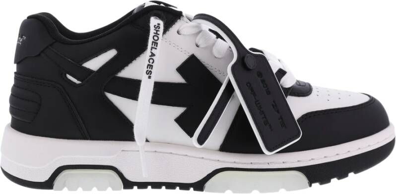 Off-White Low-Top Sneakers Out Of Office Calf Leather White Black in wit