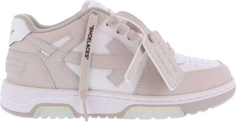 Off White Dames Out Of Office Sneaker Wit Beig White Dames