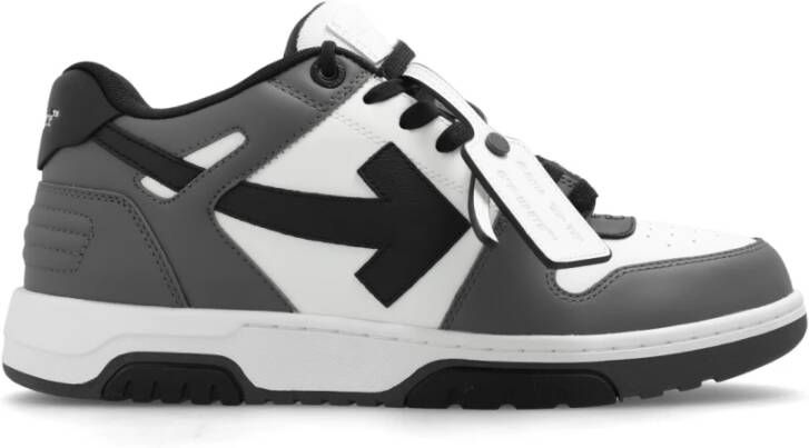 Off White Grijze Sneakers met Off-White Design Gray Heren