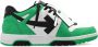 Off White Groen Zwart Kalfsleer Sneakers Multicolor Heren - Thumbnail 1