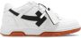 Off White Leren sneakers met contrasterende zijpijl Multicolor Dames - Thumbnail 1