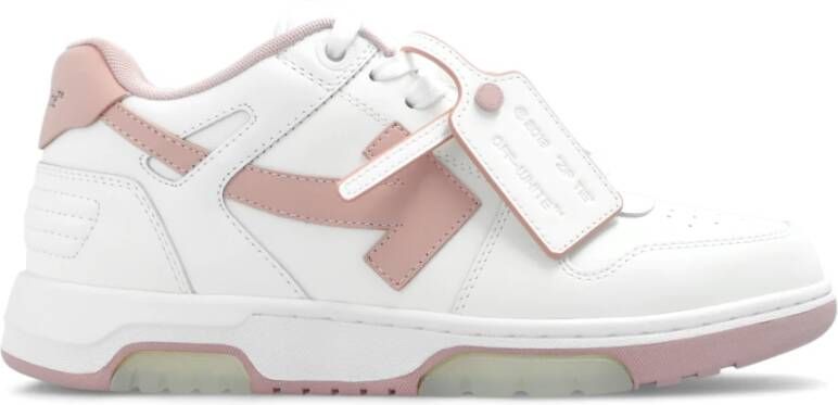 Off White Roze Low-Top Ooo Sneakers Multicolor Dames