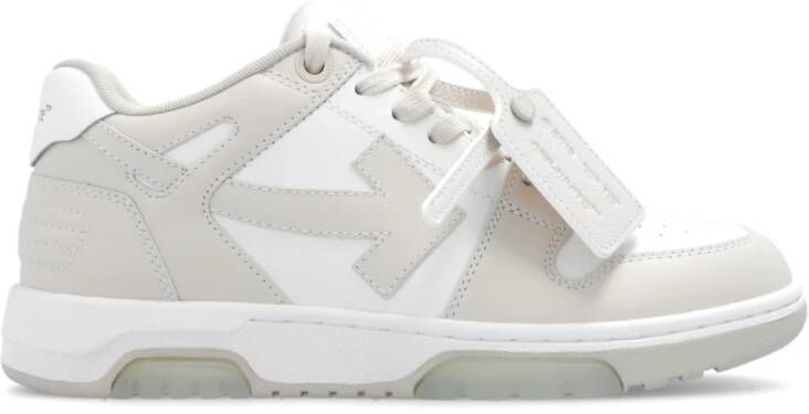 Off White Dames Out Of Office Sneaker Wit Beig White Dames