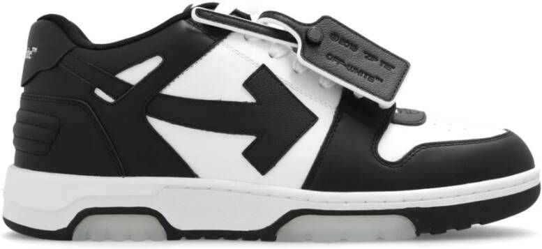 Off White Witte Leren Sneakers met Handtekeningpijlen White Heren
