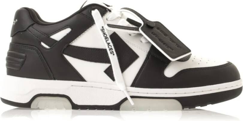 Off-White Low-Top Sneakers Out Of Office Calf Leather White Black in wit