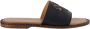 Off-White Leren slippers Zwart - Thumbnail 1