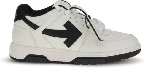 Off White Pijl Leren Sneakers