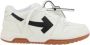 Off White Pijl Logo Leren Sneakers met Ritslabel White Heren - Thumbnail 12