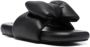 Off White Extra Padded Nappa Leather Slippers Zwart Dames - Thumbnail 5