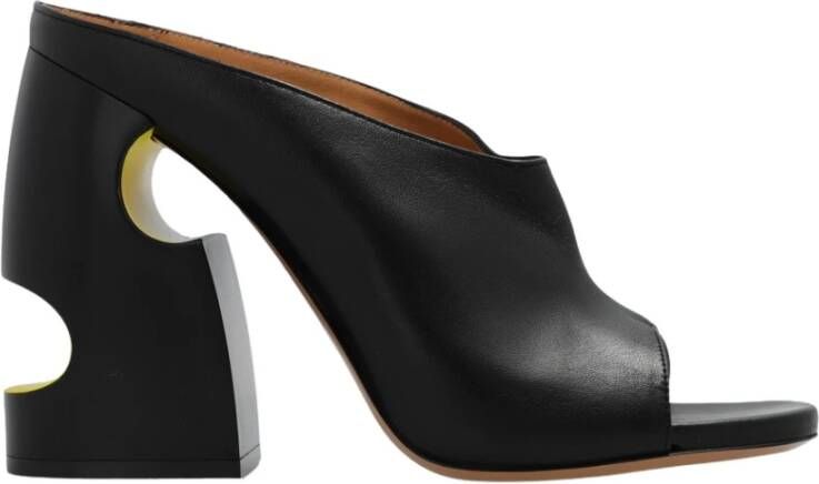 Off-White Slippers & Mules Pop Bulky Nappa Thong Mule in zwart