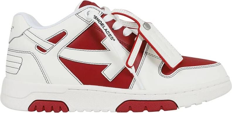 Off White Rode Sneaker Schoenen Ss24 Multicolor Heren