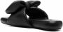 Off-White Slippers met strik Zwart - Thumbnail 1